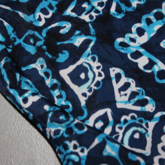 Blue 2 Pcs Justice Tankini Swimsuit Size 8 - Picture 9 of 10